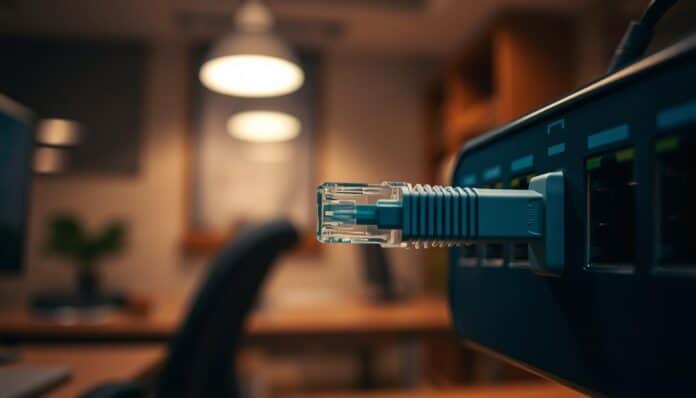 ethernet cable connection