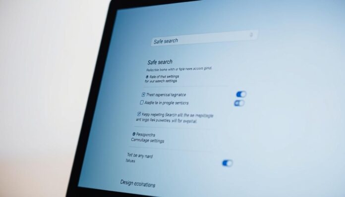 monitoring safe search settings