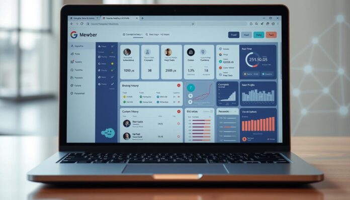 A meticulously crafted, high-resolution image of a laptop display depicting a comprehensive browser monitoring dashboard. The foreground showcases a sleek, modern interface with intuitive controls, real-time data visualizations, and detailed activity logs. The middle ground features an array of user profiles, browsing histories, and content filtering options, all presented in a clean, user-friendly layout. The background subtly hints at a secure, encrypted network environment, with subtle lines and shapes denoting the protective measures in place. The overall scene conveys a sense of control, transparency, and diligence in the pursuit of online safety, with a sophisticated, tech-savvy aesthetic.
